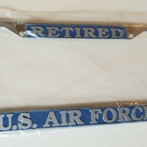 Retired U.S. Air Force License Plate Frame